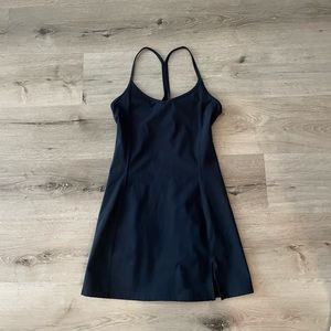Aritzia TnaSlick Dress Navy Blue Size S